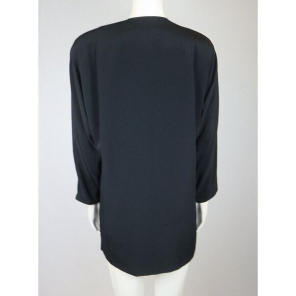 LIZ CLAIBORNE - WOMEN'S VINTAGE BLACK OVERSIZED BLAZER JACKET - SIZE 8 - Picture 7 of 8